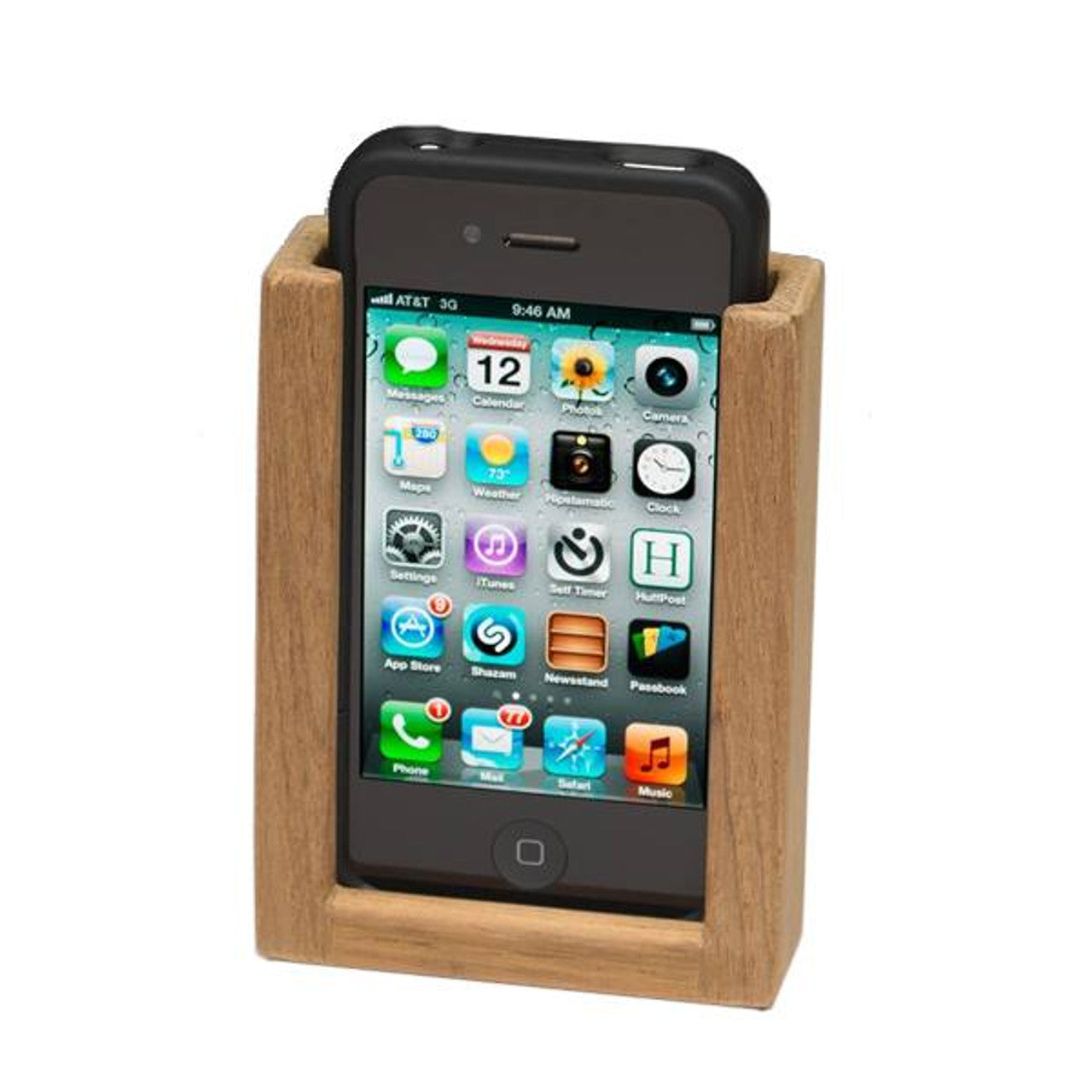 Whitecap Teak iPhone Holder
